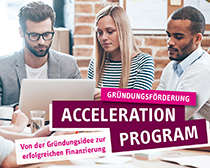 Plakat Accelerator-Programm