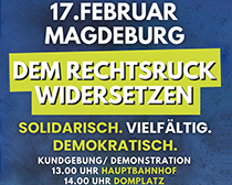 Plakat Demo + Kundgebung am 17. Februar