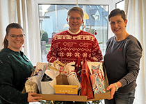 Geschenke von der Weihnachtswunschbaumaktion