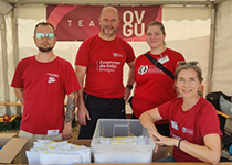 Orgateam der Firmenstaffel