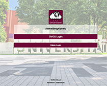 Screenshot der OVGU-Cloud 