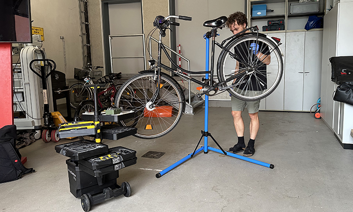 Fahrradwerkstatt belebt Elberadweg Fahrradwerkstatt belebt Elberadweg