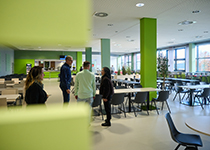 Oberer Speisesaal der Mensa